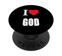 Amo Dio Pastori Sacerdoti Cristiani Adoratori e Fede PopSockets PopGrip Adesivo