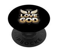 Amo Dio Religioso Spirituale Fede Devozione PopSockets PopGrip Adesivo