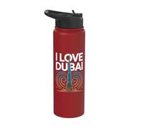 Amo Dubai Skyline Burj Khalifa Stainless Steel Insulated Water Bottle