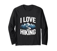 Amo Escursionismo Mountain Adventure Appassionato Maglia a Manica