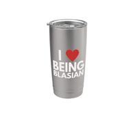 Amo essere blasiano Black Asian Pride Patrimonio culturale Bicchiere termico in acciaio inox doppia parete