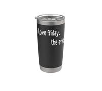 Amo Friday The End Bicchiere termico in acciaio inox doppia parete
