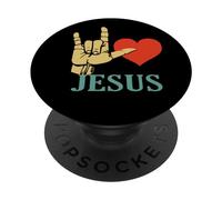 Amo Gesù, Cristiani della lingua dei segni PopSockets PopGrip Adesivo