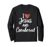 Amo Gesù e il pane di mais | Religiosi cristiani Maglia a Manica