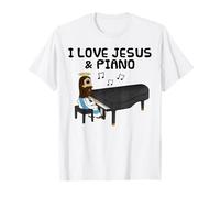 Amo Gesù e Il Pianoforte, pianista Musicista della Chiesa Maglietta