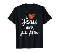 Amo Gesù e Jiu-Jitsu religioso cristiano Jiu-Jitsu Maglietta