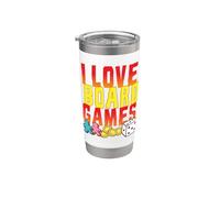 Amo giochi da tavolo I gioco da tavolo Nerd gioco di ruolo Bicchiere termico in acciaio inox doppia parete