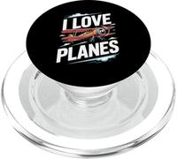 Amo gli aerei Vintage Aircraft Passion PopSockets PopGrip per MagSafe