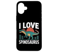 Amo gli amanti dei dinosauri Spinosaurus Custodia per iPhone 16 Plus