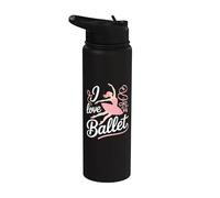 Amo gli amanti della danza classica Stainless Steel Insulated Water Bottle