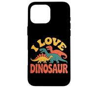 Amo gli amanti della preistoria dei dinosauri Custodia per iPhone 16 Pro Max
