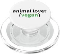 Amo gli animali e non li mangio! vegani team vegan LOVE PopSockets PopGrip per MagSafe