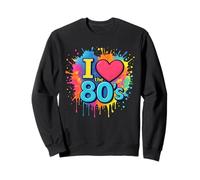 Amo Gli Anni '80 Old School Fun Times Retro Throwback Felpa