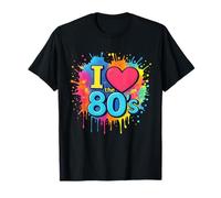 Amo Gli Anni '80 Old School Fun Times Retro Throwback Maglietta