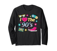 Amo gli anni '90 Maglia a Manica