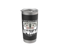 Amo gli Apollo rossi Bicchiere termico in acciaio inox doppia parete