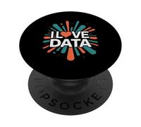 Amo gli appassionati di analisi del cuore dei dati PopSockets PopGrip Adesivo