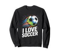 Amo Gli Appassionati di Calcio Ball Motion Felpa