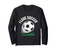 Amo gli appassionati di calcio, passione, spirito di squadra Maglia a Manica
