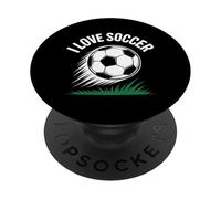 Amo gli appassionati di calcio, passione, spirito di squadra PopSockets PopGrip Adesivo