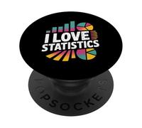 Amo gli appassionati di dati statistici PopSockets PopGrip Adesivo