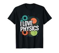 Amo Gli Appassionati di Fisica Gears Planets Maglietta