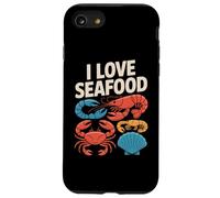 Amo gli appassionati di frutti di mare Vita marina Custodia per iPhone SE (2020) / 7/8