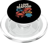 Amo gli appassionati di frutti di mare Vita marina PopSockets PopGrip per MagSafe