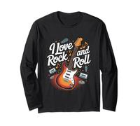 Amo gli appassionati di musica rock and roll Maglia a Manica