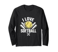 Amo gli appassionati di softball amanti dello sport Maglia a Manica