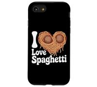 Amo gli appassionati di Spaghetti Pasta Heart Custodia per iPhone SE (2020) / 7 / 8