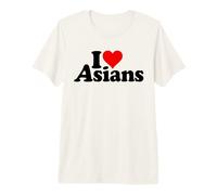 Amo Gli ASIATICI del Cuore Maglietta Premium