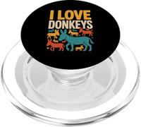 Amo gli asini, delizia per gli amanti degli animali PopSockets PopGrip per MagSafe