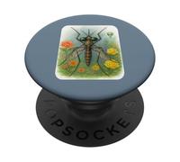 Amo gli insetti insetti alieni e giardinaggio fiori selvatici scifi PopSockets PopGrip Adesivo