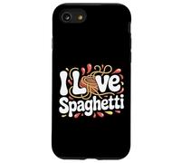 Amo gli spaghetti divertenti amanti della pasta Custodia per iPhone SE (2020) / 7 / 8