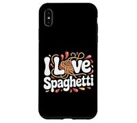 Amo gli spaghetti divertenti amanti della pasta Custodia per iPhone XS Max