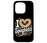 Amo gli spaghetti Funny Pasta Design Custodia per iPhone 15 Pro