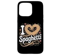 Amo gli spaghetti Funny Pasta Design Custodia per iPhone 15 Pro Max