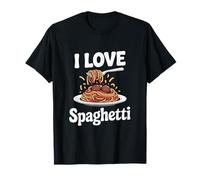 Amo Gli Spaghetti Pasta Lovers Delight Maglietta