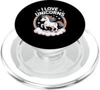 Amo gli unicorni, graziose stelle magiche arcobaleno PopSockets PopGrip per MagSafe
