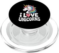 Amo gli unicorni Rainbow Fantasy Delight PopSockets PopGrip per MagSafe