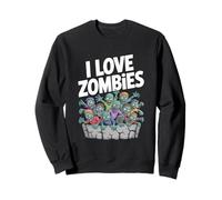 Amo Gli Zombie Graphic Undead Horde Felpa