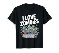 Amo Gli Zombie Graphic Undead Horde Maglietta