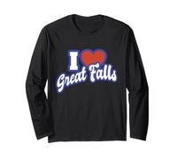 Amo Great Falls Montana Maglia a Manica