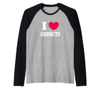 Amo Grosseto Maglia con Maniche Raglan
