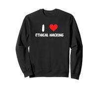 Amo Hacking etico - Cuore - Hack Hacker IT Tech Coding Felpa