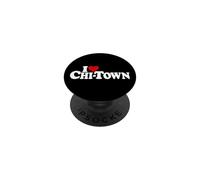 AMO HEART CHI-TOWN CHICAGO ILLINOIS PopSockets PopGrip Adesivo