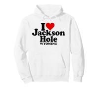 Amo Heart Jackson Hole Wyoming Felpa con Cappuccio