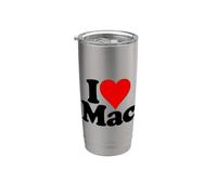AMO HEART MAC Bicchiere termico in acciaio inox doppia parete