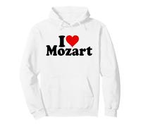 Amo Heart Mozart Felpa con Cappuccio